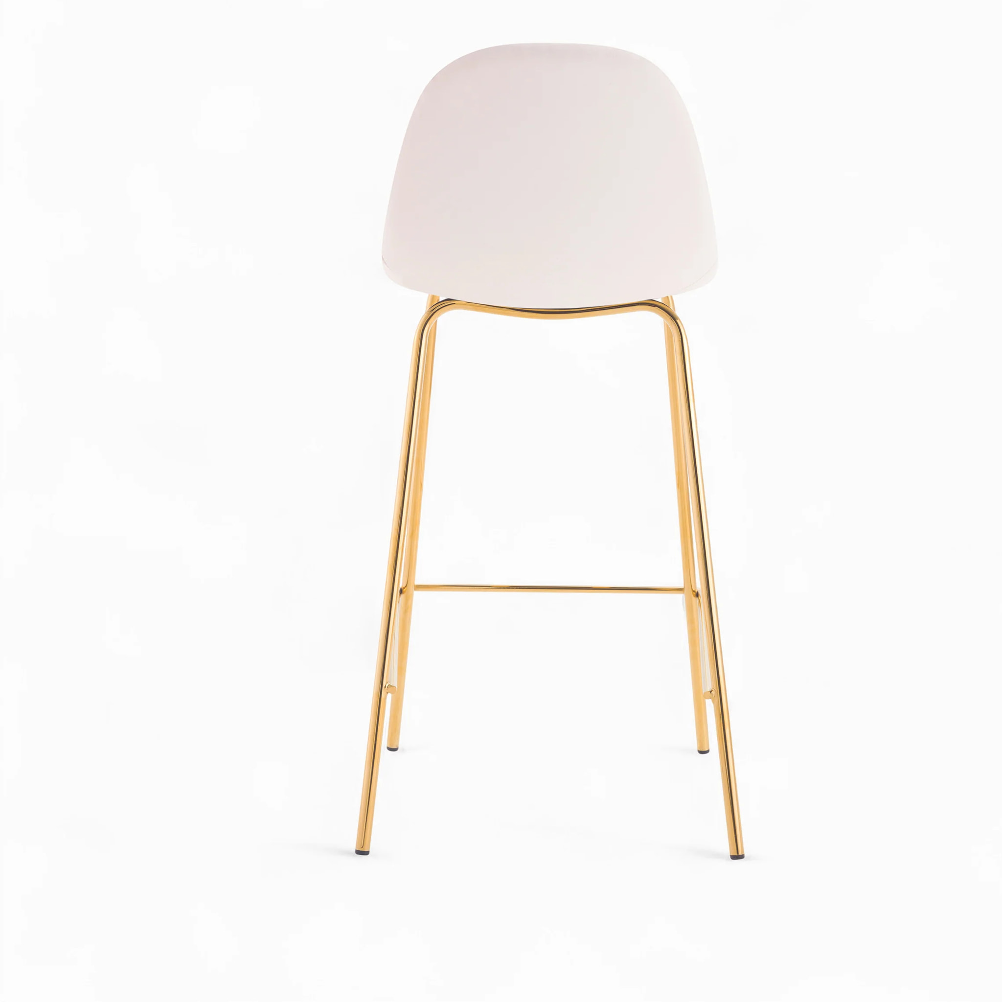 Pack 4 chaises pour îlot central blanches et bleues 65 cm - Henrik