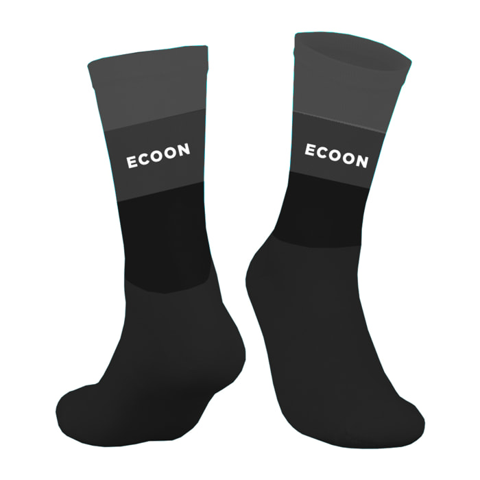 Calcetines de ciclismo unisex ECOON Marsous - Gris oscuro