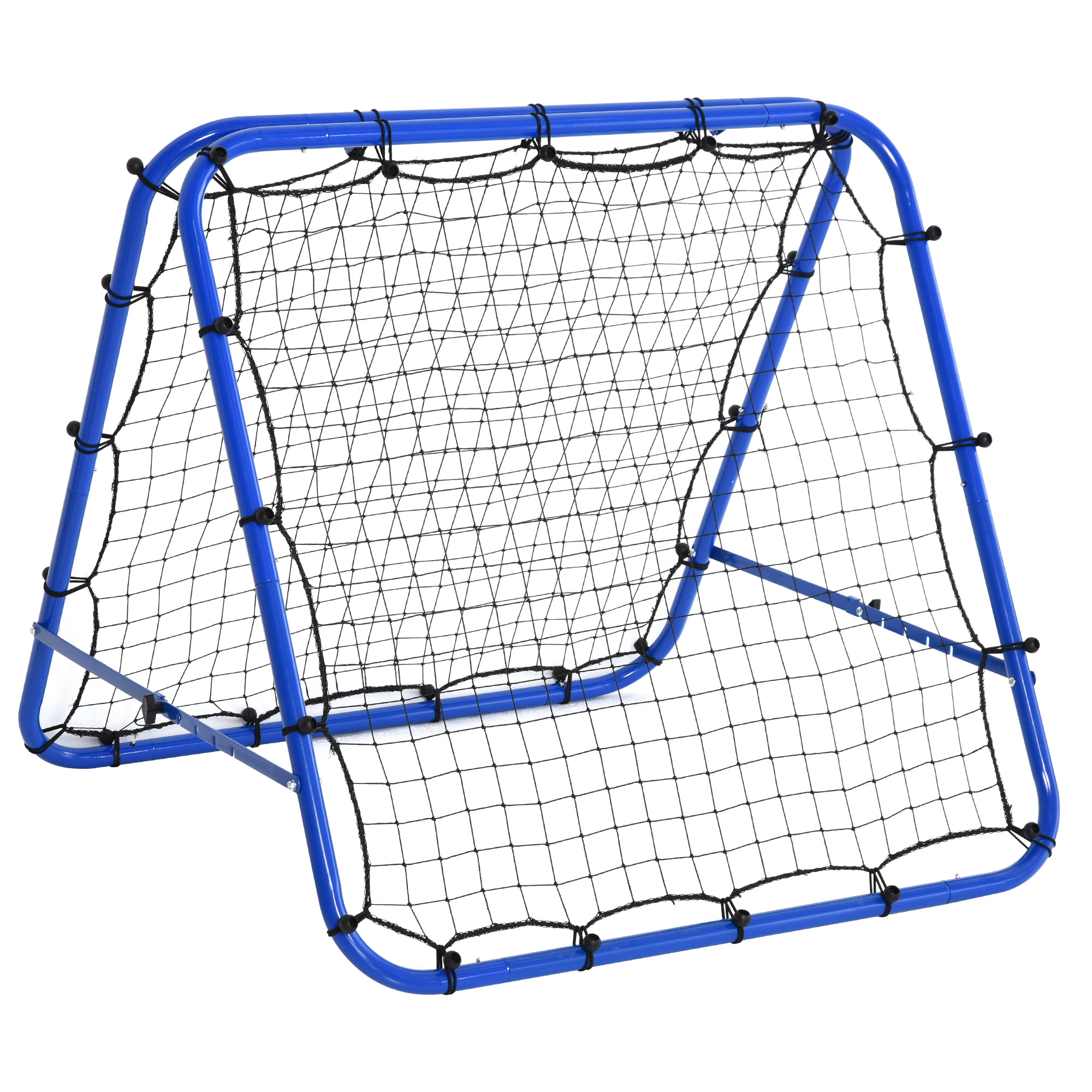 Red de Rebote 5 Niveles en ángulo PE Metal 100x95x90 cm Azul