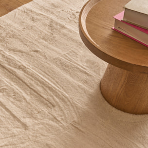 NUBE - Tapis doux et moelleux à poils courts crème