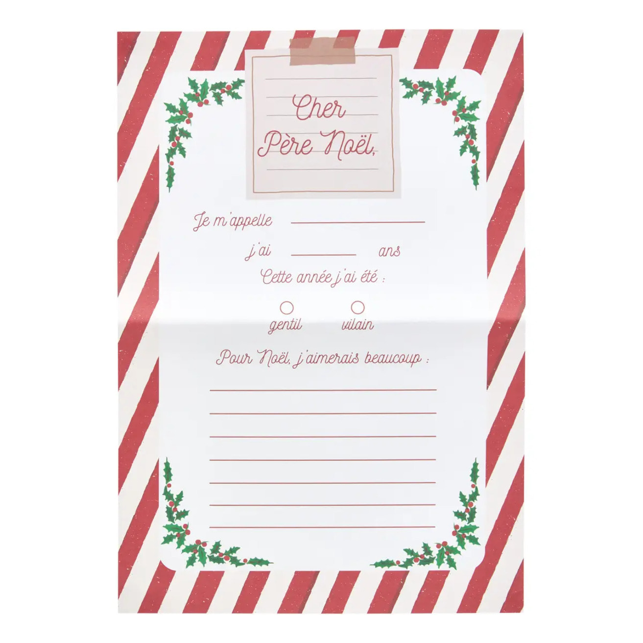 KIT PAPETERIE LETTRE PN FR X5