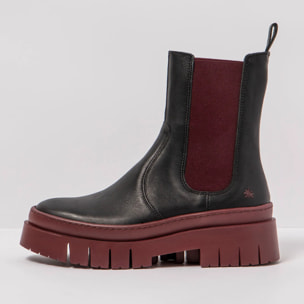 Botines 1954 NAPPA BLACK-BURDEOS/AMBERES color Black-burdeos