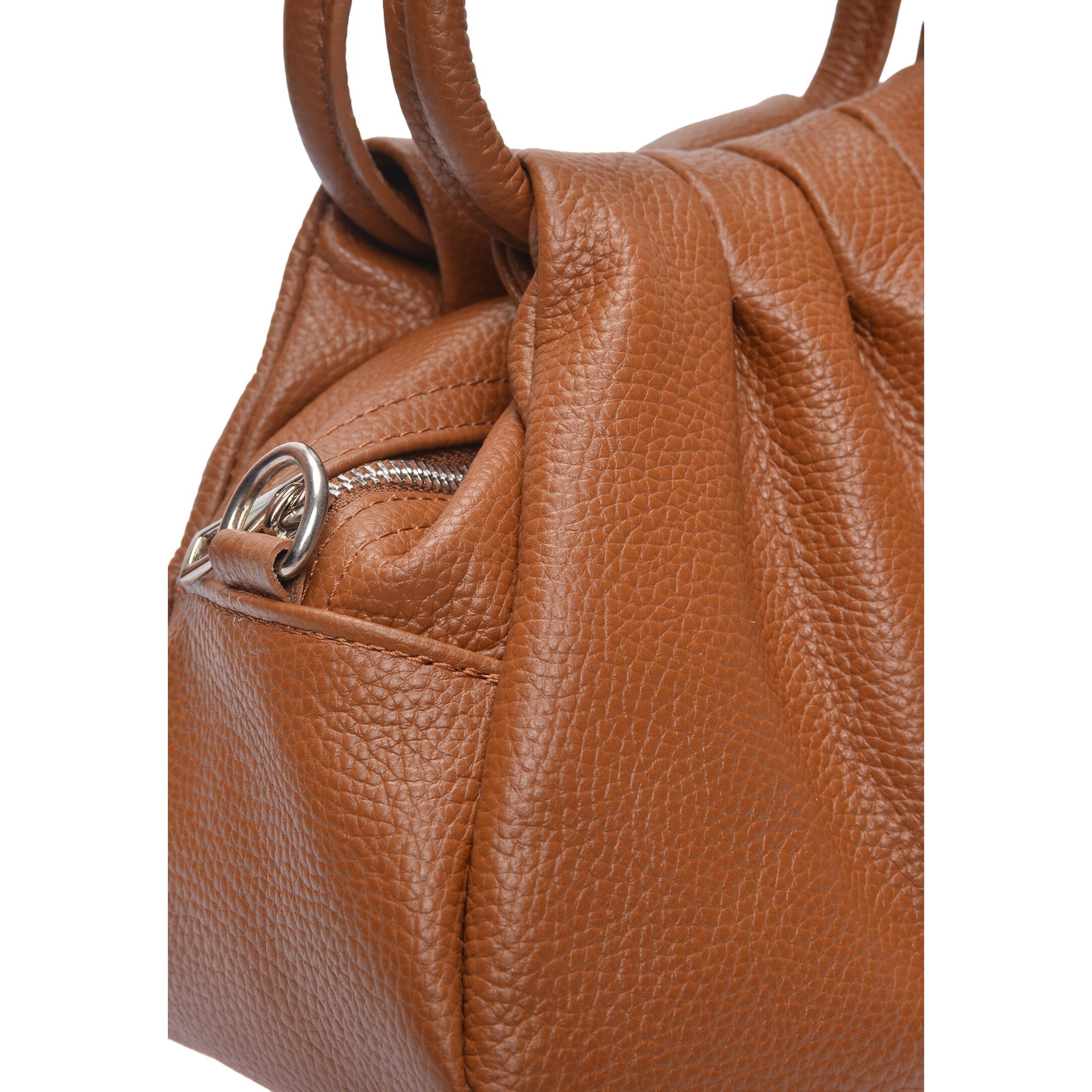 Borsa a mano Anna Luchini Cammello