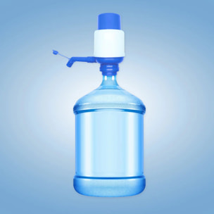 Distributeur d'eau manuel pour bidons et bouteilles Fackelmann Tecno