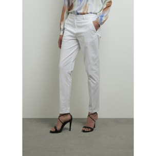 PANTALONE BIANCO CONBIPEL