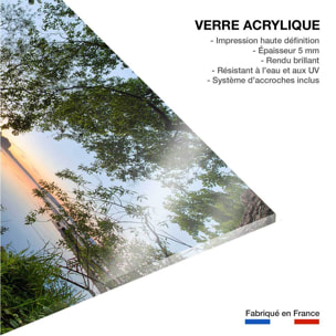 Tableau bord de lac Tableau plexiglas