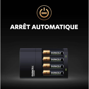 Chargeur secteur DURACELL LR06 AA/LR03 AAA x2 + Chargeur CEF14