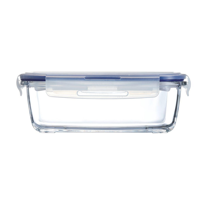 Lunch Box rectangle 122cL Pure Box Active - Luminarc - verre trempé extra résistant et hermétique + couverts
