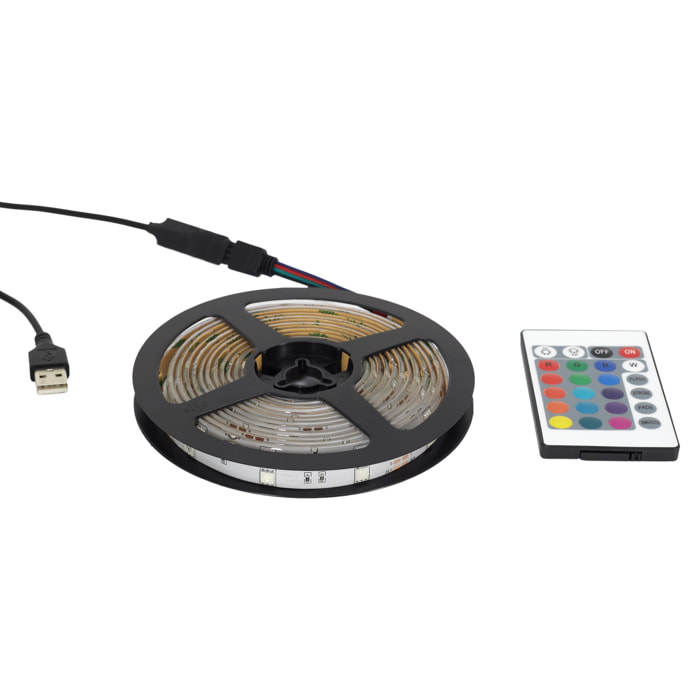 Ruban Rgb 150 Led 500cm Telecommande
