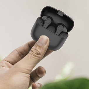 Auriculares Inalámbricos Earbuds TWS155 Negros - Bluetooth 5.3 - Micrófono incluido