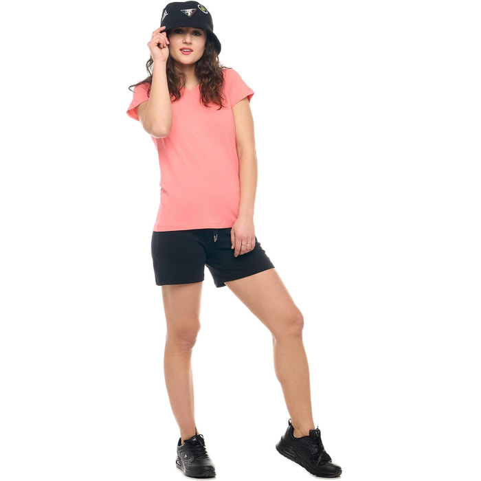 Camiseta de mujer Leone Basic de manga corta