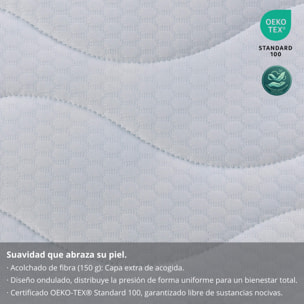 Colchón de Cuna/Maxicuna - 12 cm de altura - Ergonómico y Transpirable - Firmeza Media - Dreams