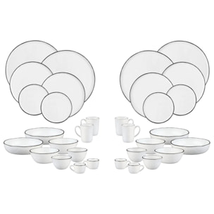 Service Complet PURE - 32 pièces - Blanc Neige