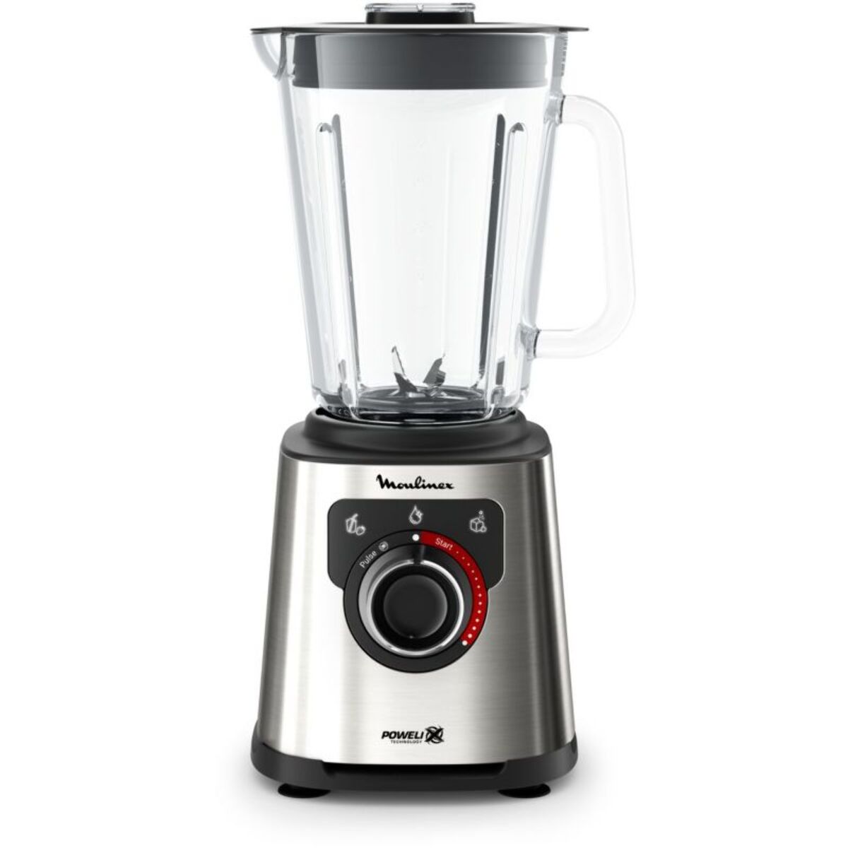 Blender MOULINEX perfect mix LM871D10 noir et metal