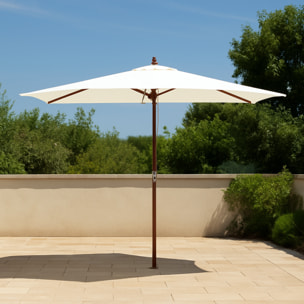 Parasol ecru rectangle 2,97 x 1,91 m PARMA