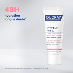Ictyane Hydra - Crème Légère Visage Hydratante Apaisante 40 ml