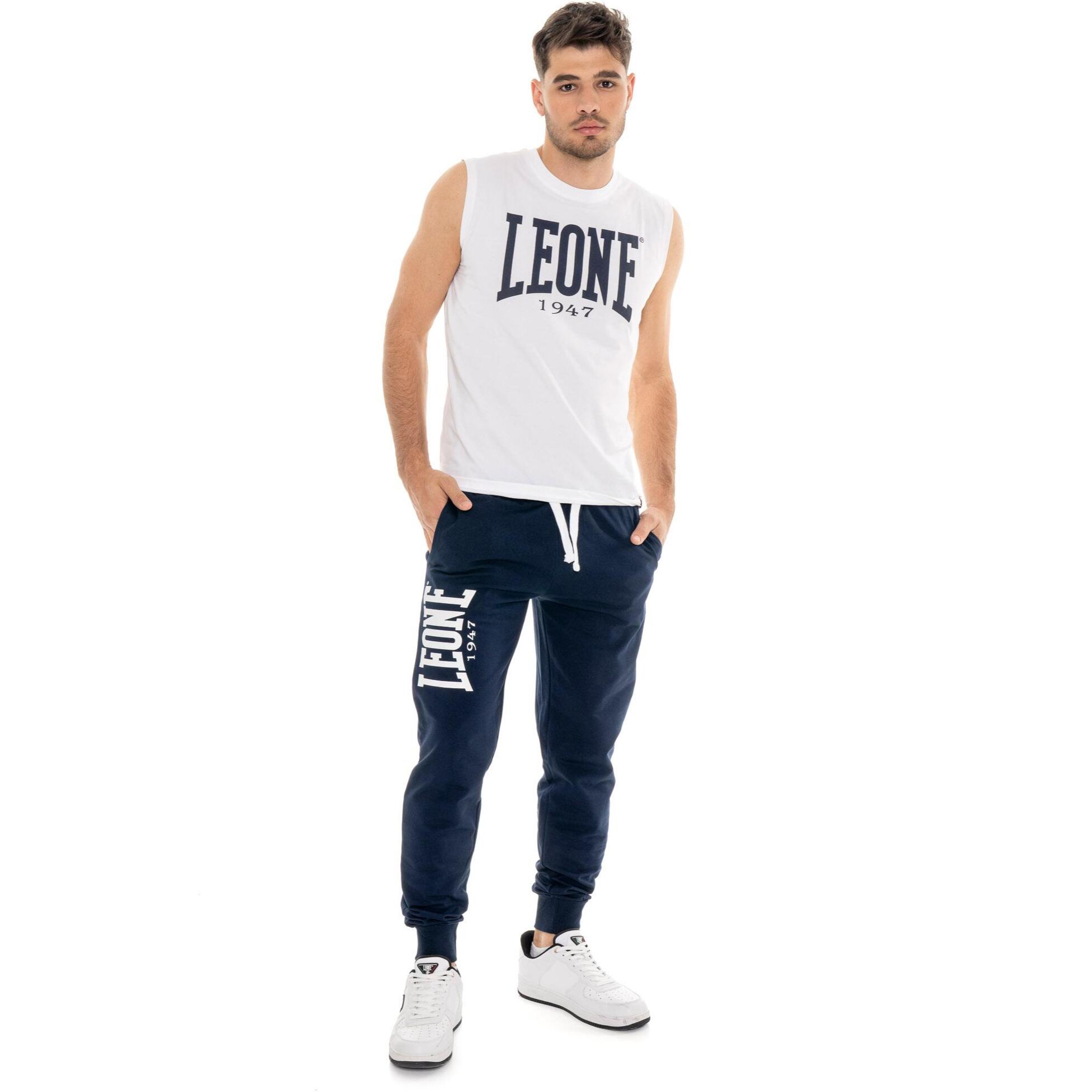 Pantaloni sportivi da uomo con logo grande Leone Basic