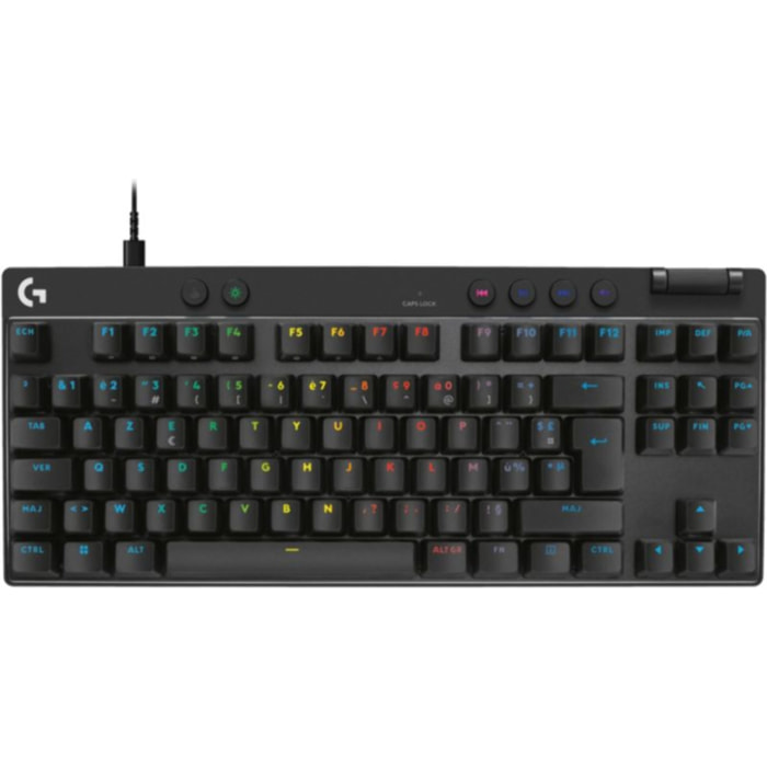 Clavier gamer LOGITECH G Pro X TKL Rapid  Noir