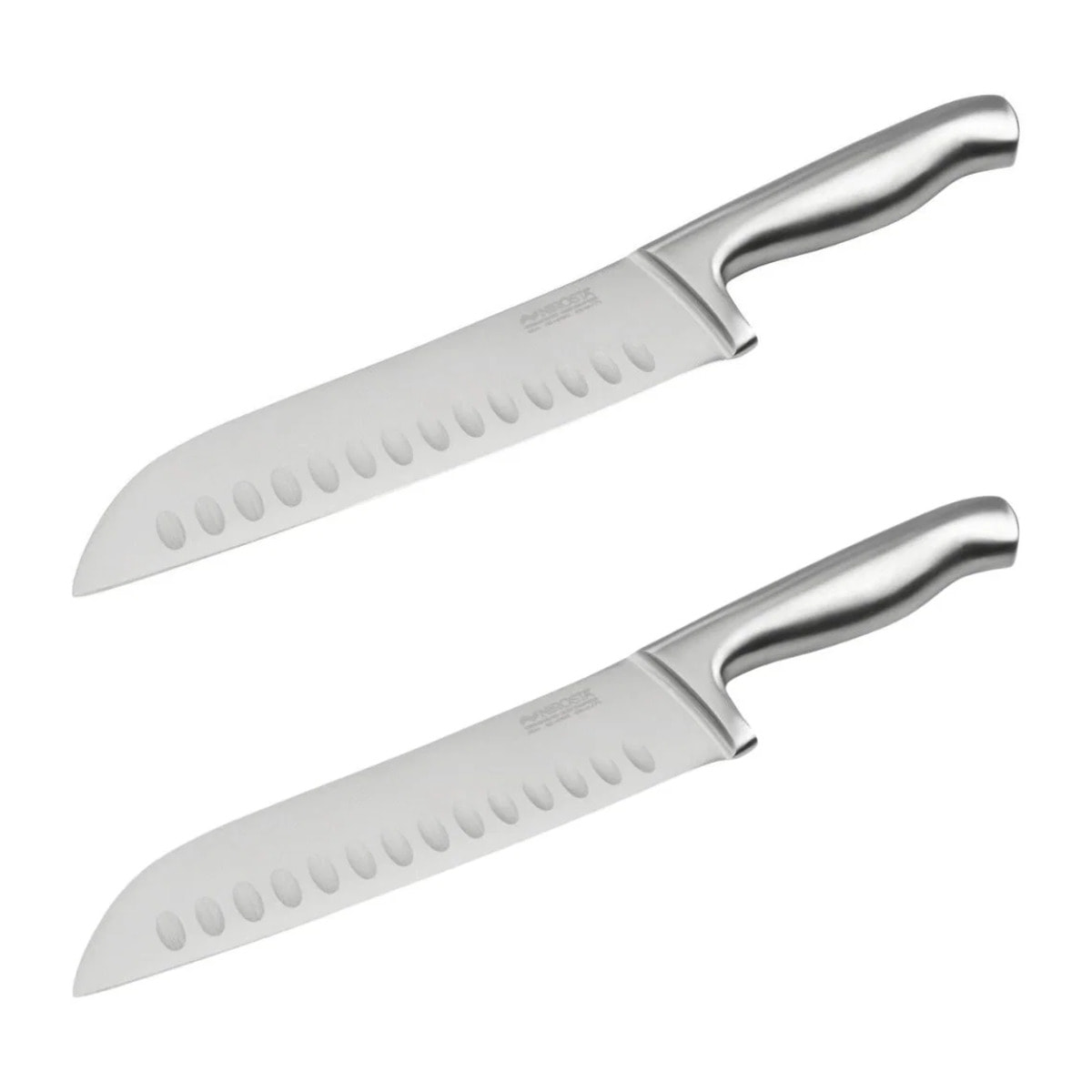 Ensemble de 2 Couteaux de cuisine Santoku lame de 18 cm Nirosta Star