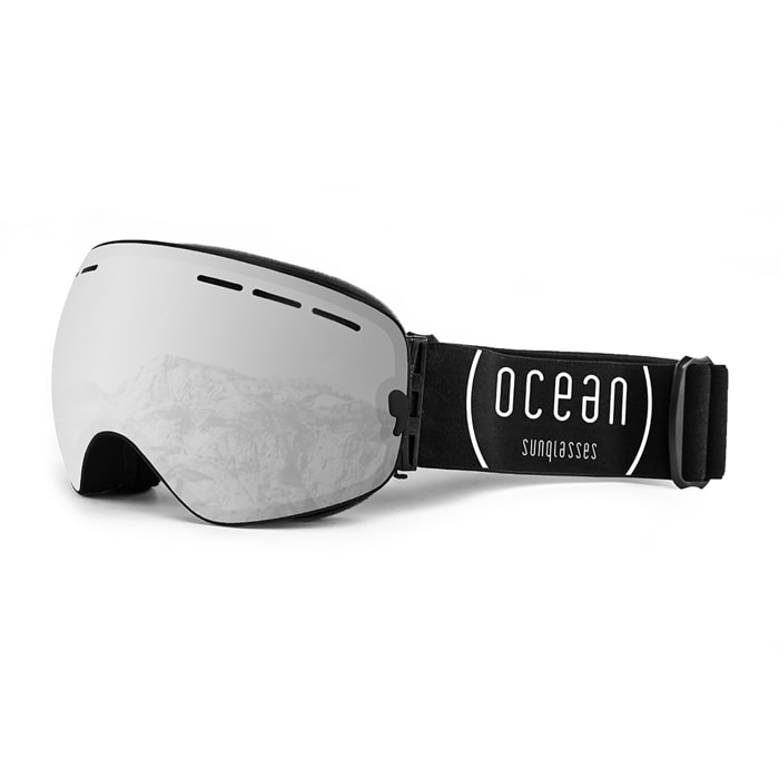 Maschera da sci OCEAN CERVINO in colore trasparente