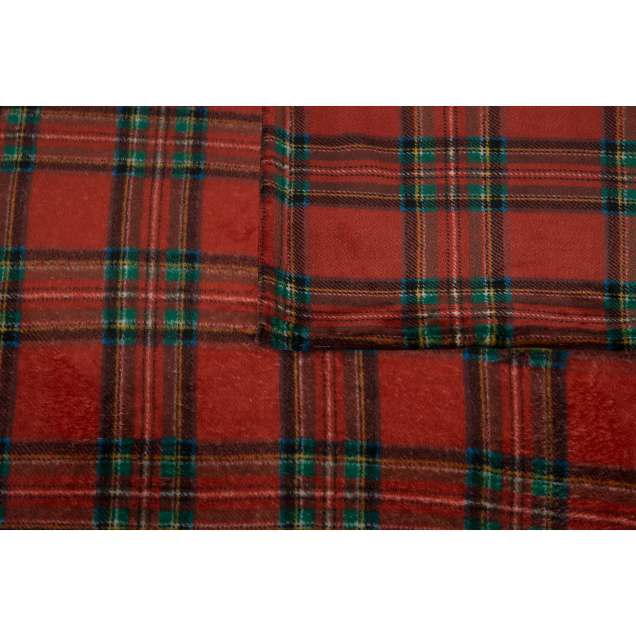 Plaid Coperta Pile Per Divano Scozzese Bordeaux