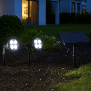 2 Spot solaire connecté FAMILY SPIKY 400LM