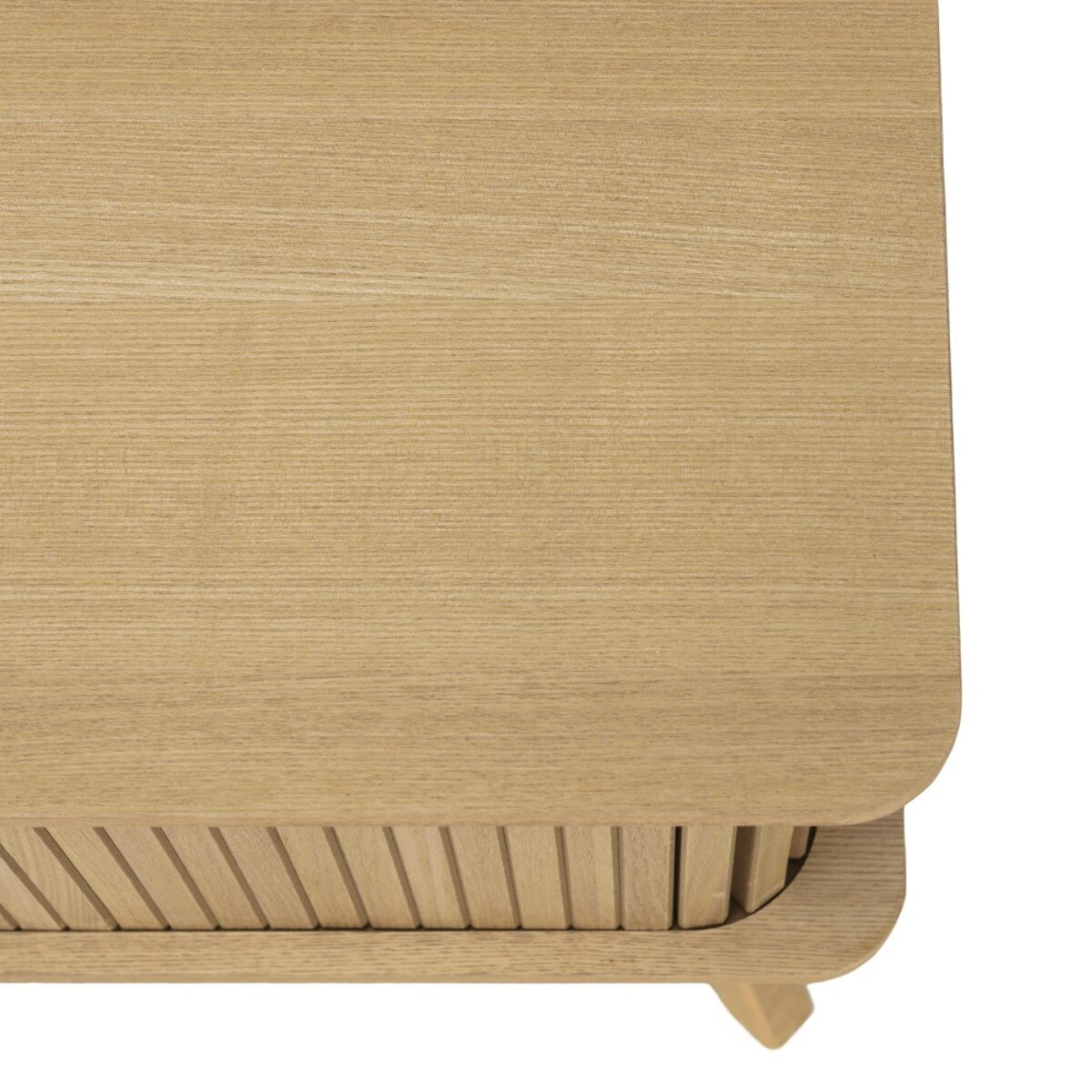 AGATHE - Meuble TV 100x30cm en bois couleur naturelle