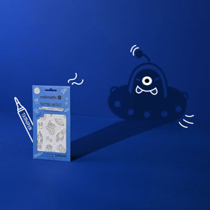 Tattoo Artist - Galaxy - Planche de Tatouage à Colorier