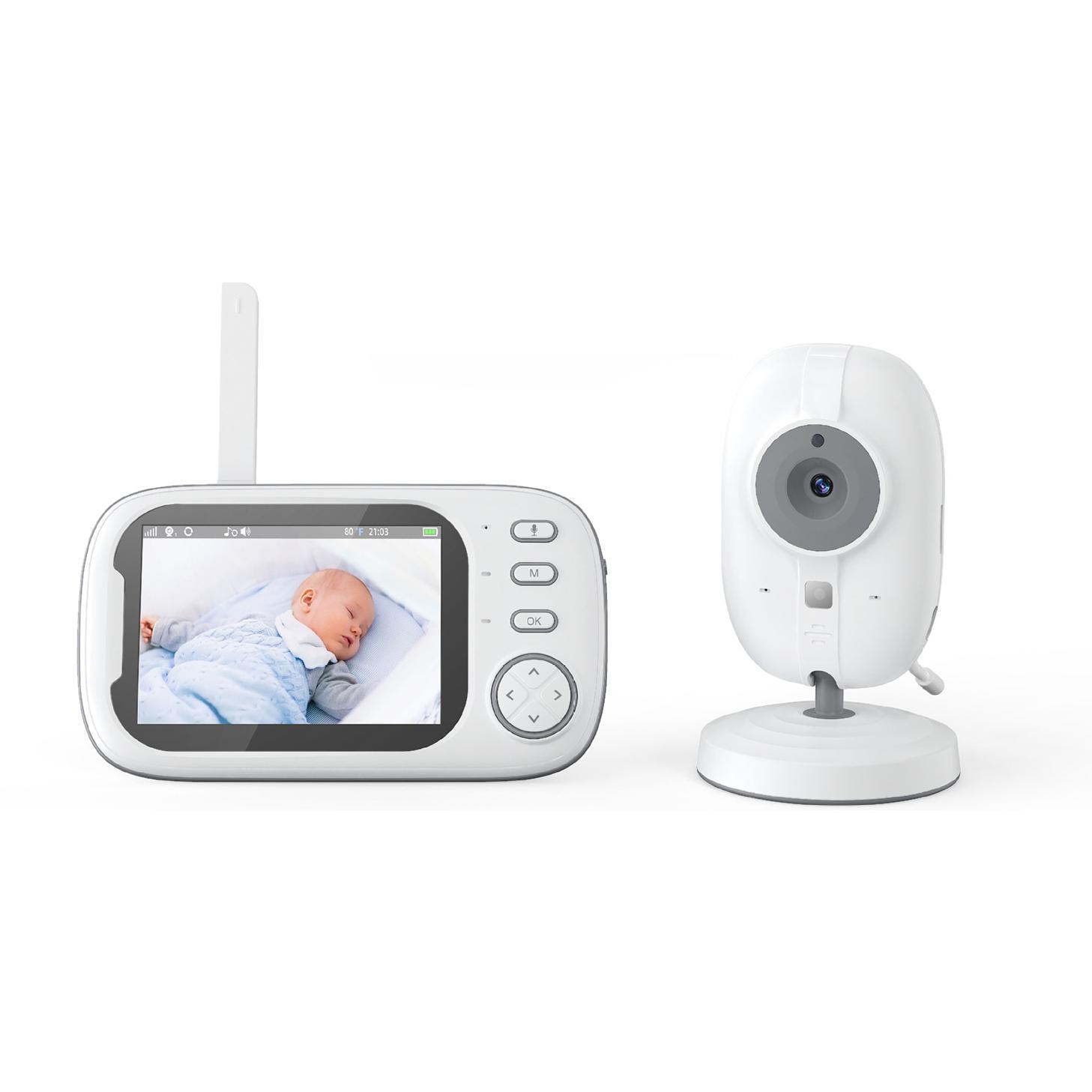 Telecamera VB603 Pro Baby Monitor HD 720P, con schermo 3.5 indipendente. Rilevamento di movimento e temperatura, comunicazione bidirezionale, Wi-Fi.