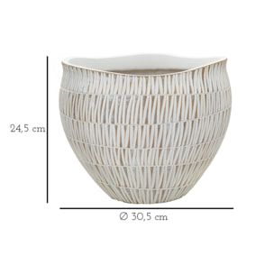 CACHEPOT RESINA STIKY CM Ø 30,5X24,5