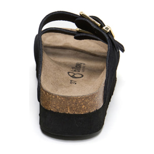 SANDALO CON ZEPPA BILLOWY NERO