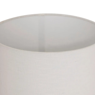 Lampadaire droit secteur Keyah gris H111cm