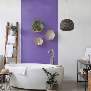 Rouleau adhésif décoratif Vinyle au Mètre - Lavande - Sticker Lavable Imperméable Mur Cuisine Meubles