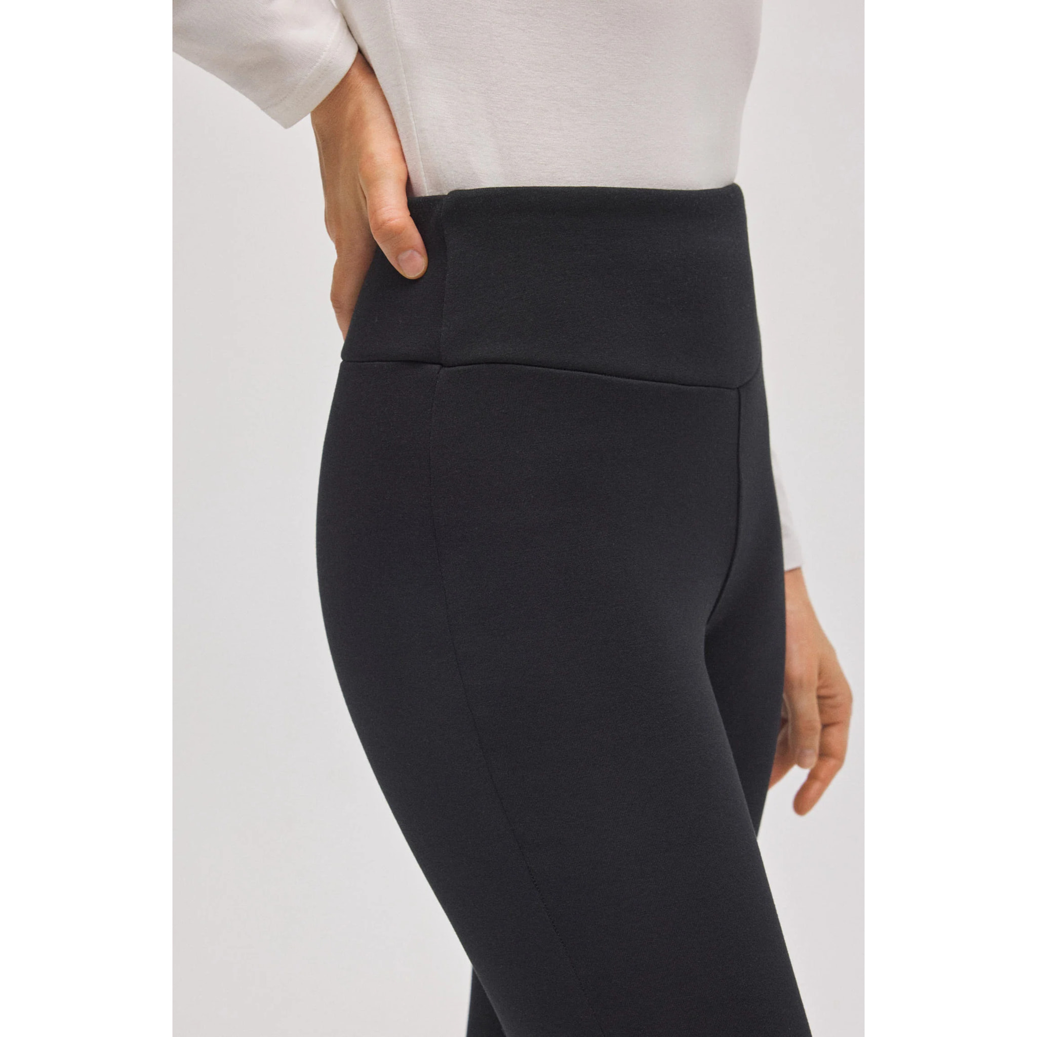 Comodi leggings termici in pile nero