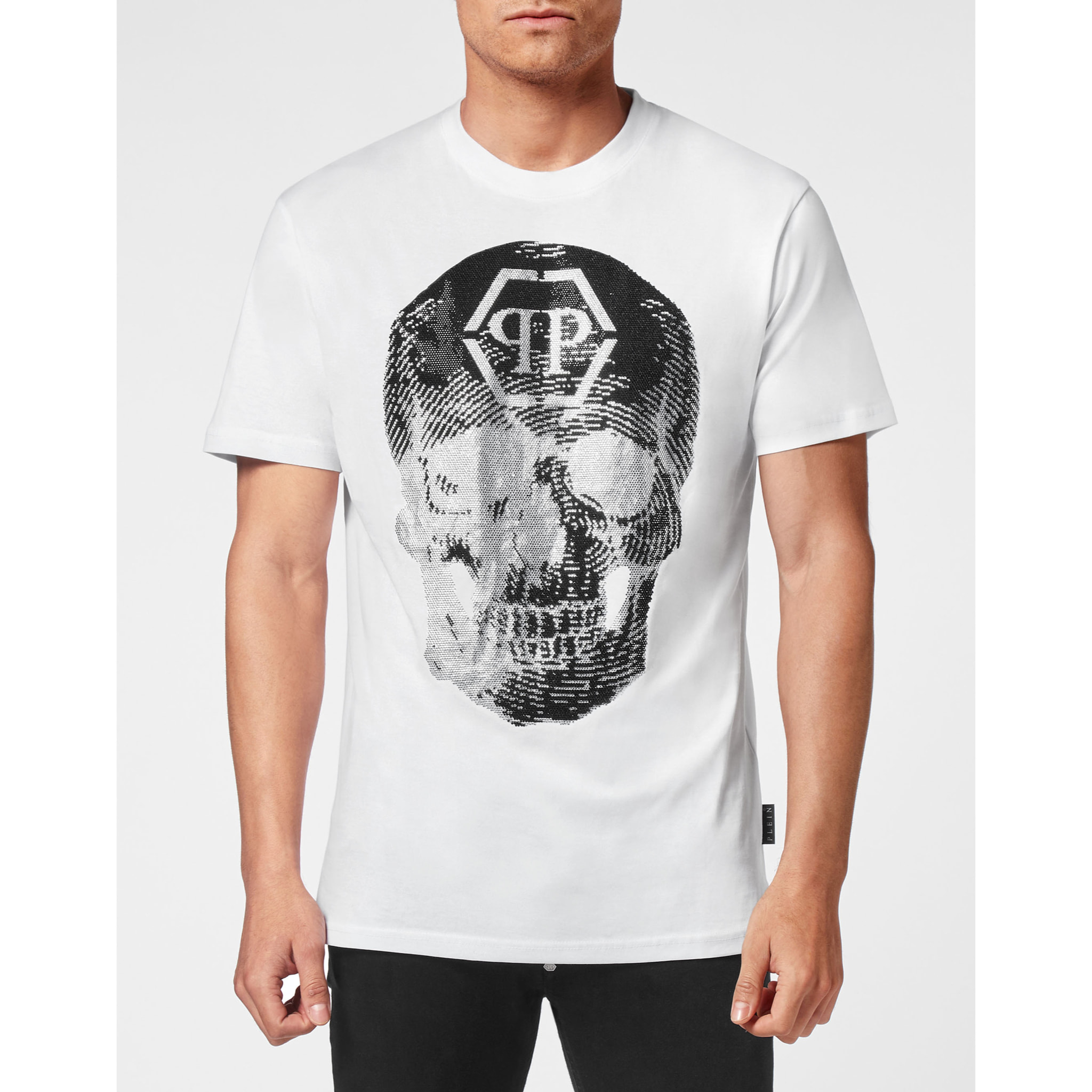 PHILIPP PLEIN Camiseta de cuello redondo SKULL