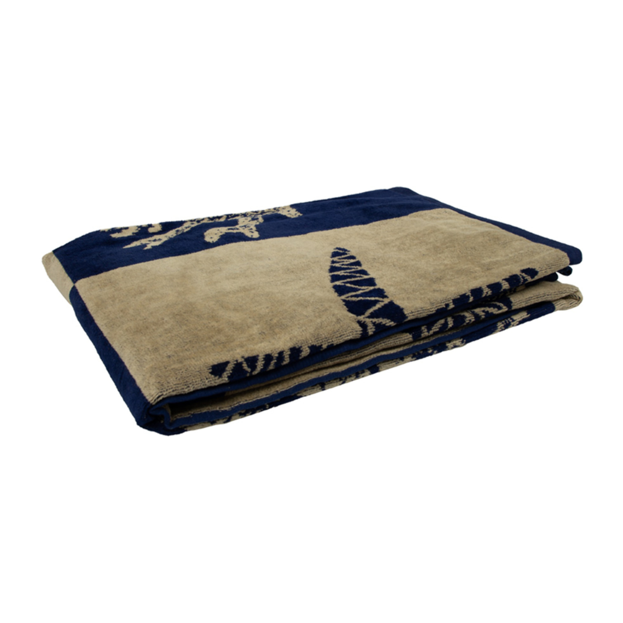 Telo Mare Spugna Jacquard Spiaggia Disegno Playa