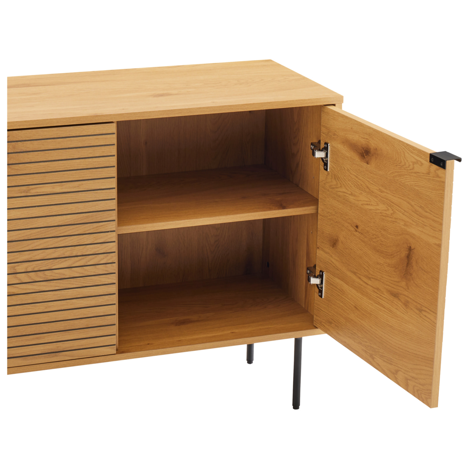 Buffet en bois 3 portes 150cm STINNA