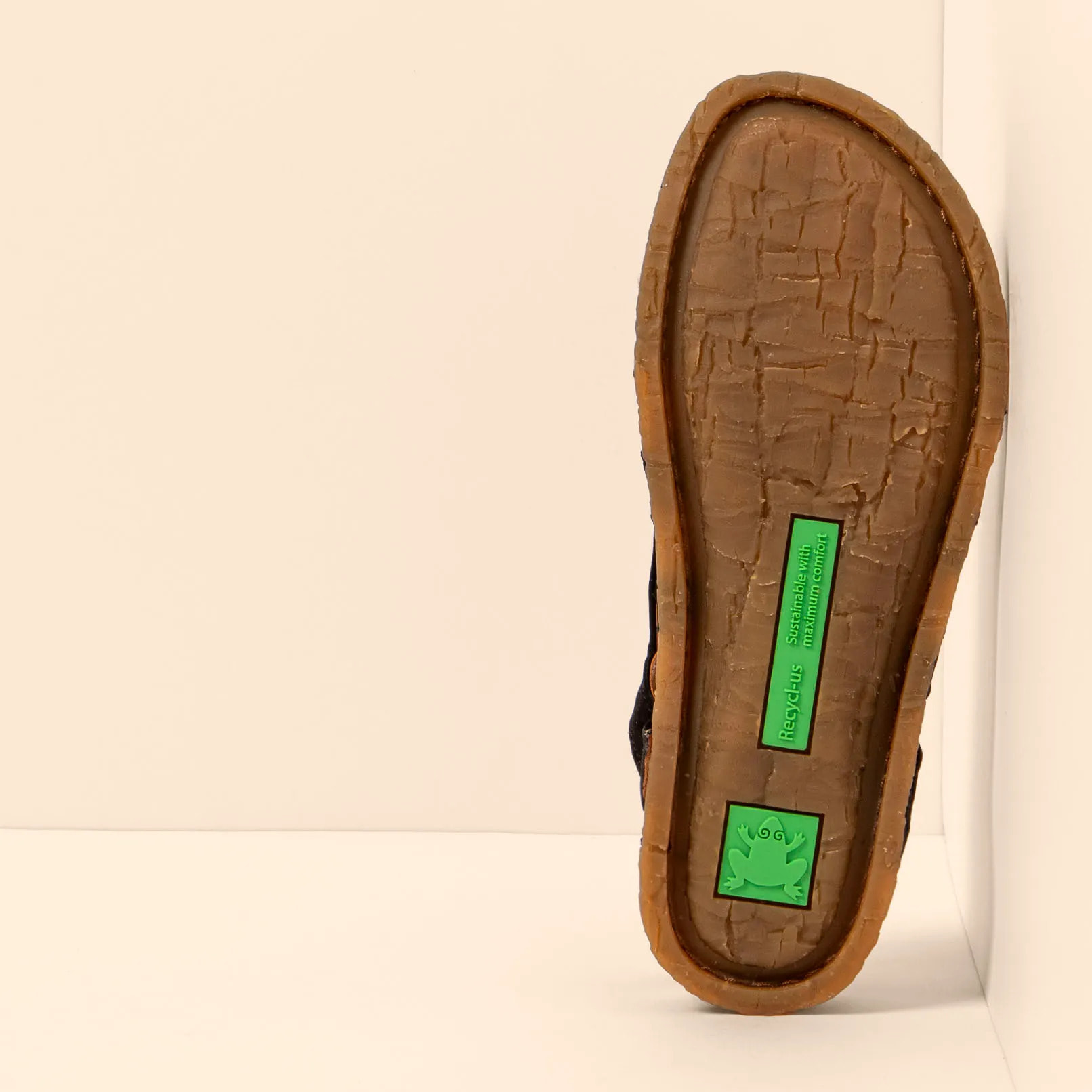 Sandalias N5817 NOBUCK LAVADO BLACK /PANGLAO color Black