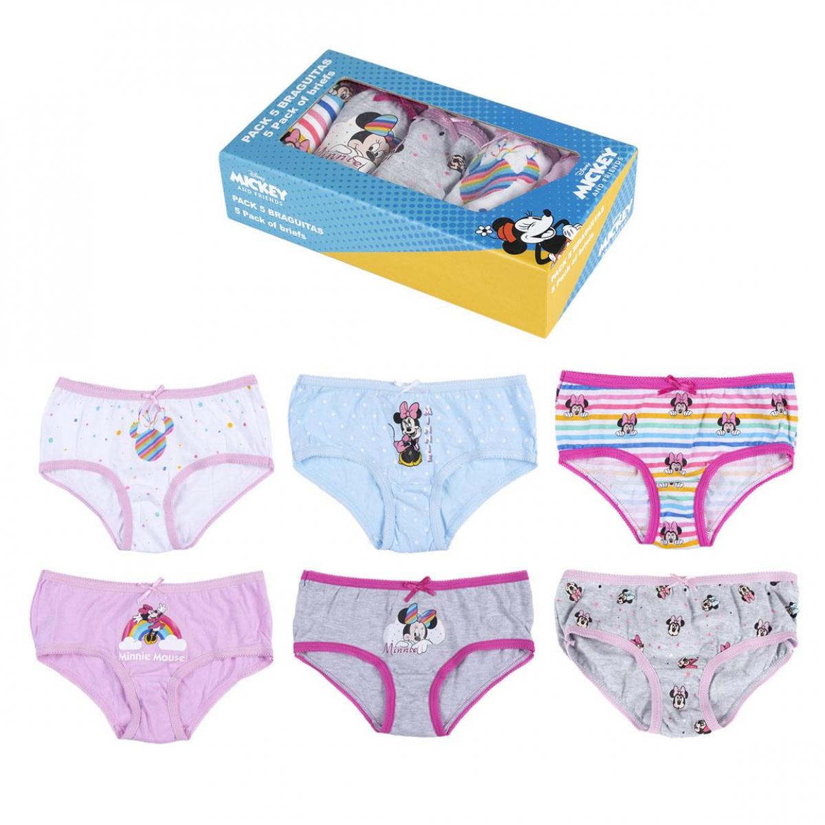 Set di 5 mutandine Minnie Lei Disney Multicolor