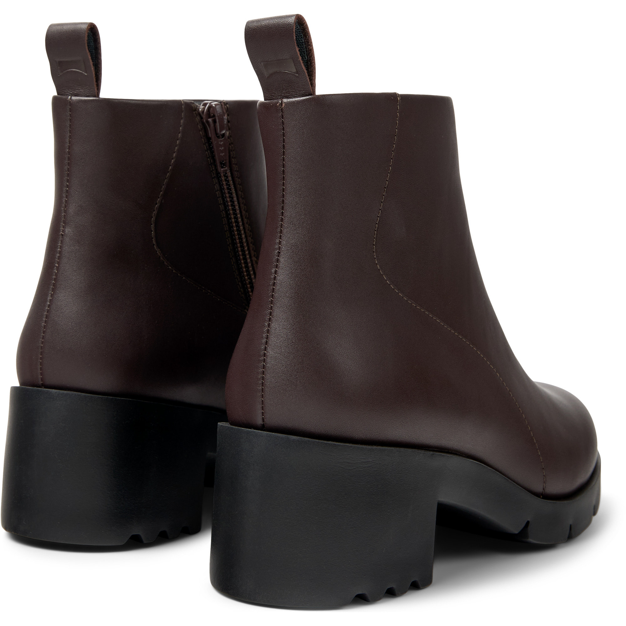 Botines - CAMPER Wanda - Marron - Cuero liso