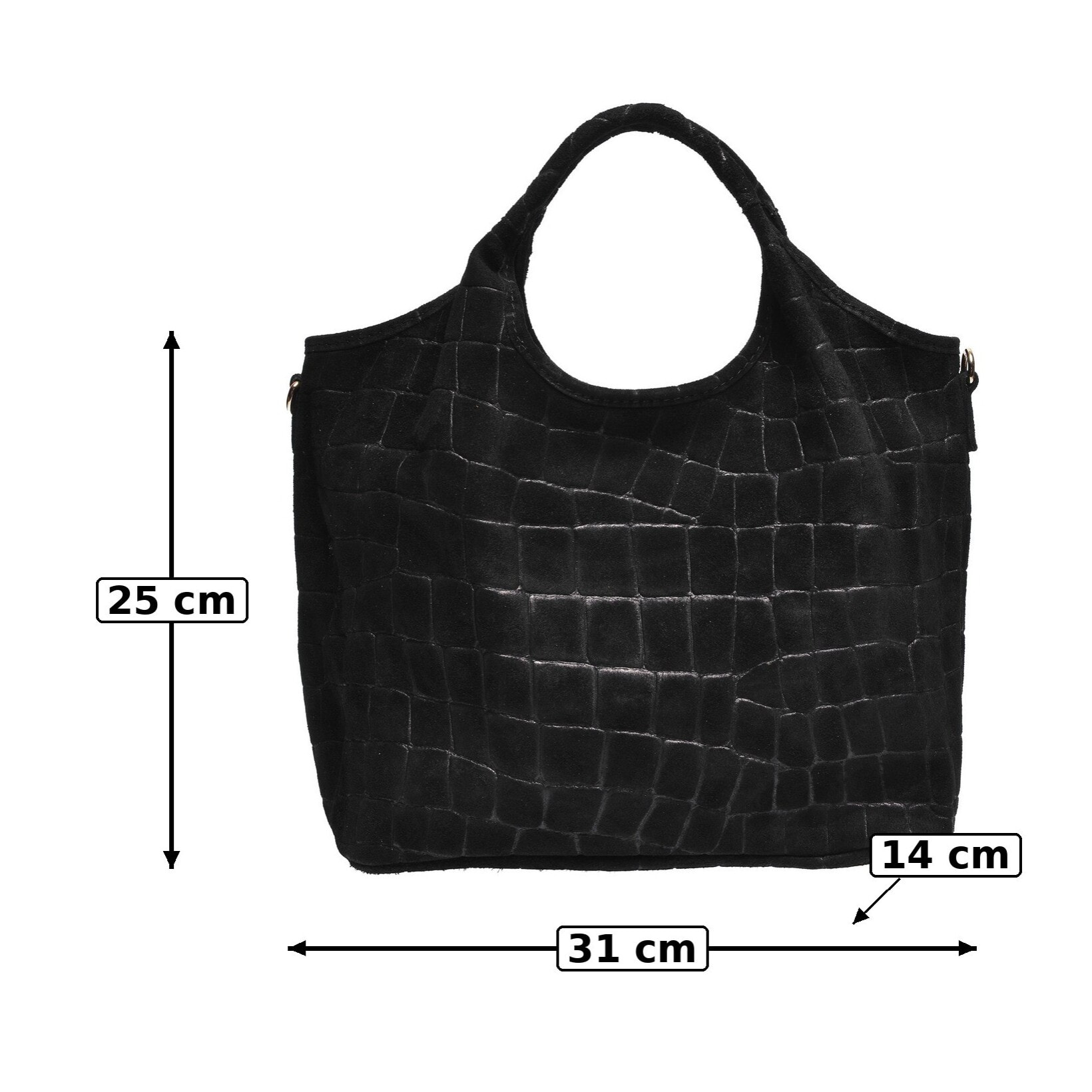 Borsa a mano Anna Luchini Nero