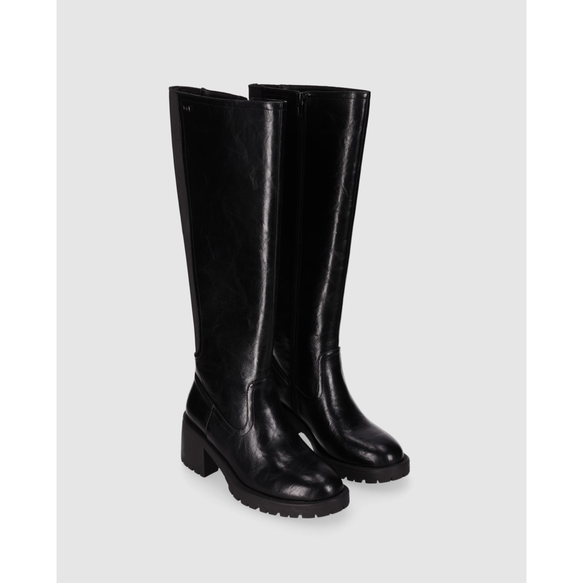 Botas - Negro - Tacón: 5 cm