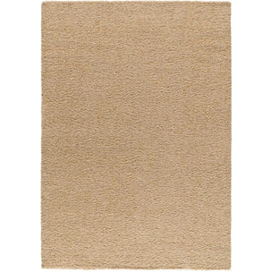 NORGE Alfombra shaggy lisa beige, varias medidas disponibles.