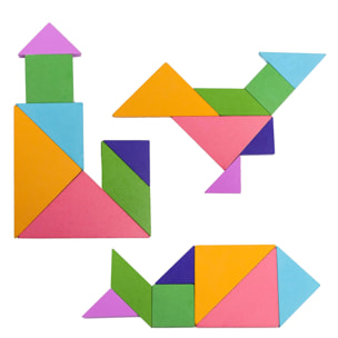 Libro Tangram Magnetico Macarone. Include più sfide.