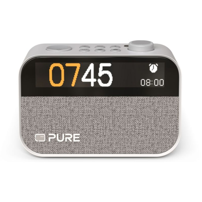 Radio réveil PURE Moment Charge Cotton White