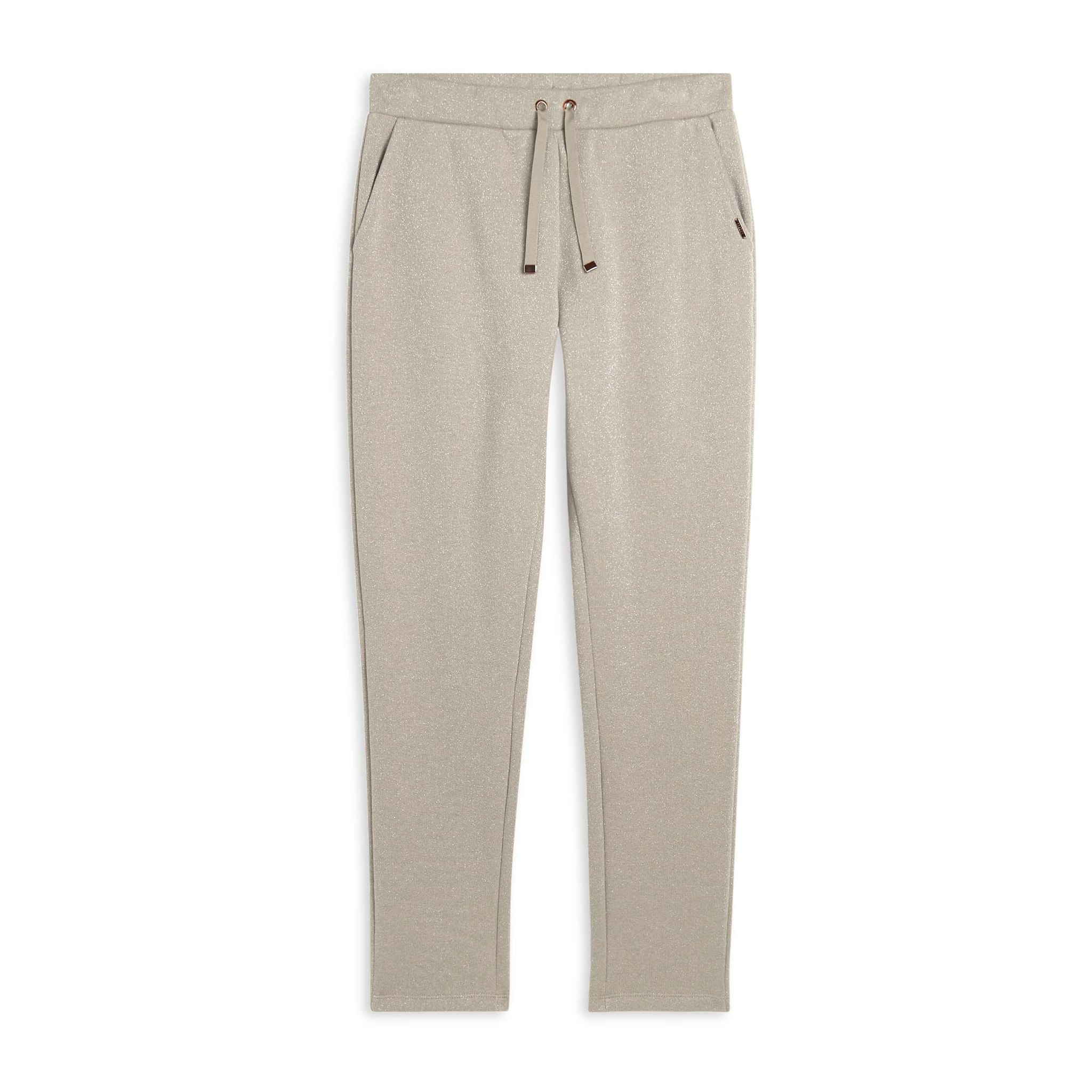 Pantaloni donna regular mélange lurex