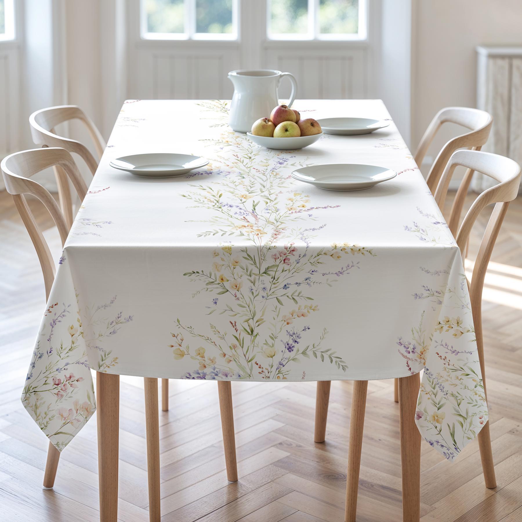 Nappe imprimée anti-tâches BRIANA MULTICOLORE