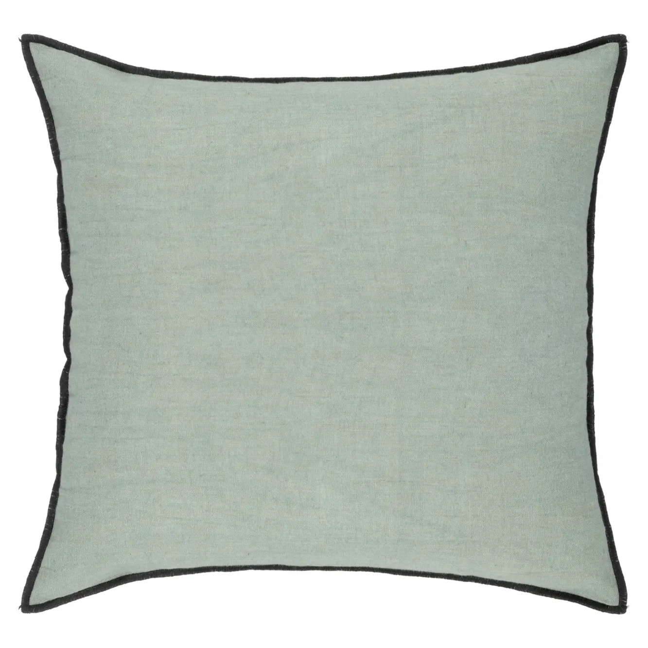 Coussin "Linah" - coton - vert céladon - 45x45 cm