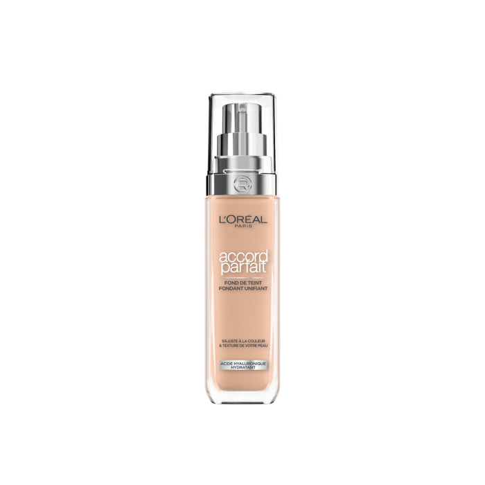 L'Oréal Paris Accord Parfait Fond de Teint Fluide 4.5N Beige Peau 30ml
