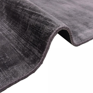 Tapis artisanal doux et soyeux tufté main en viscose